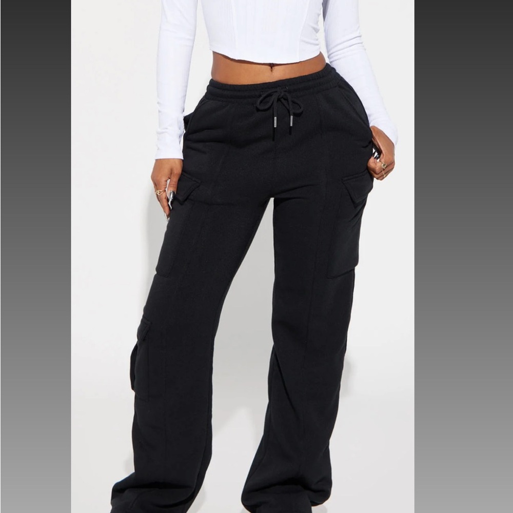 Black Cargo Pants for Women Fashion nova